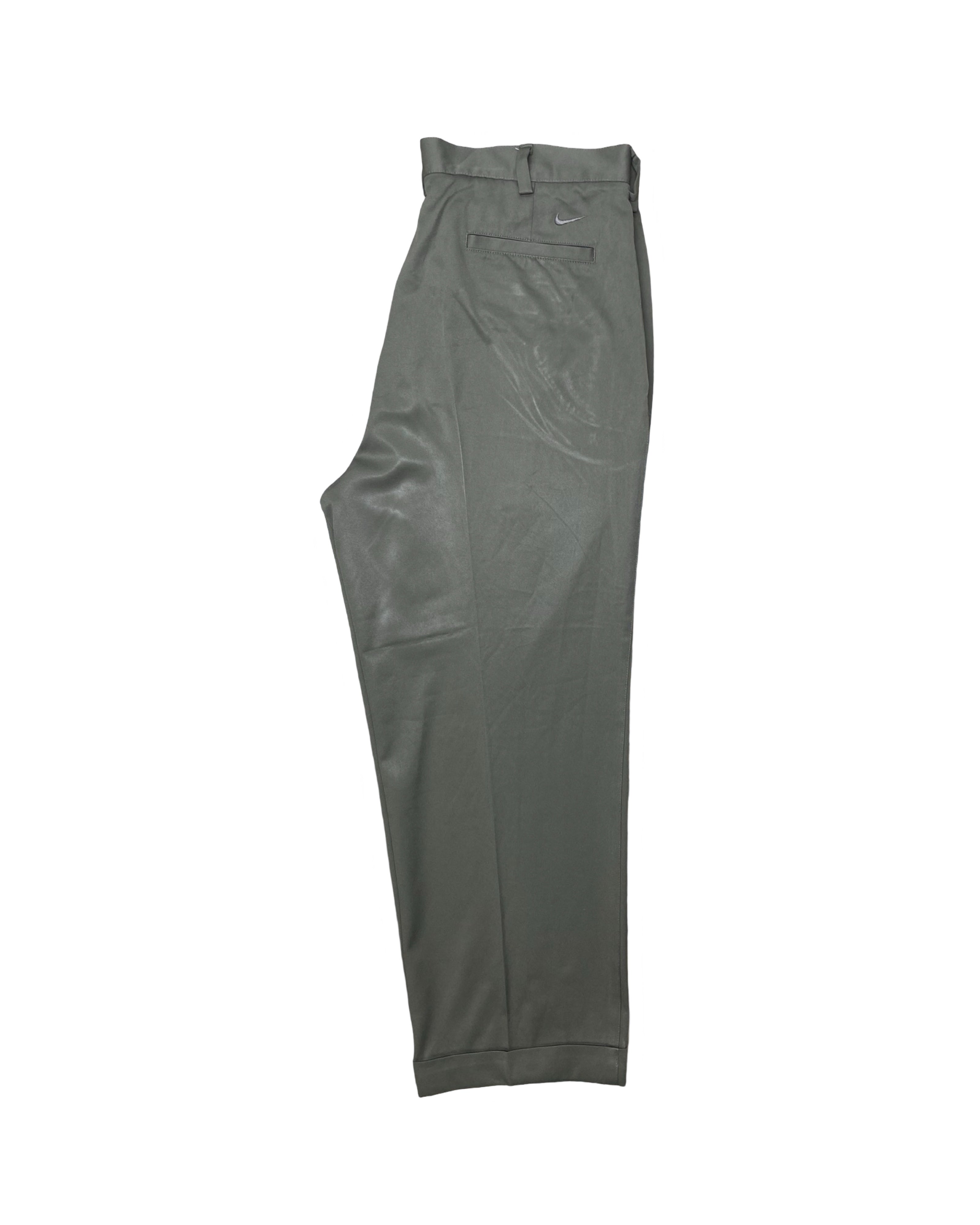 Nike Tailored Pleated Chino Pants | Olive Green | Waist 35” | Length 39.5”