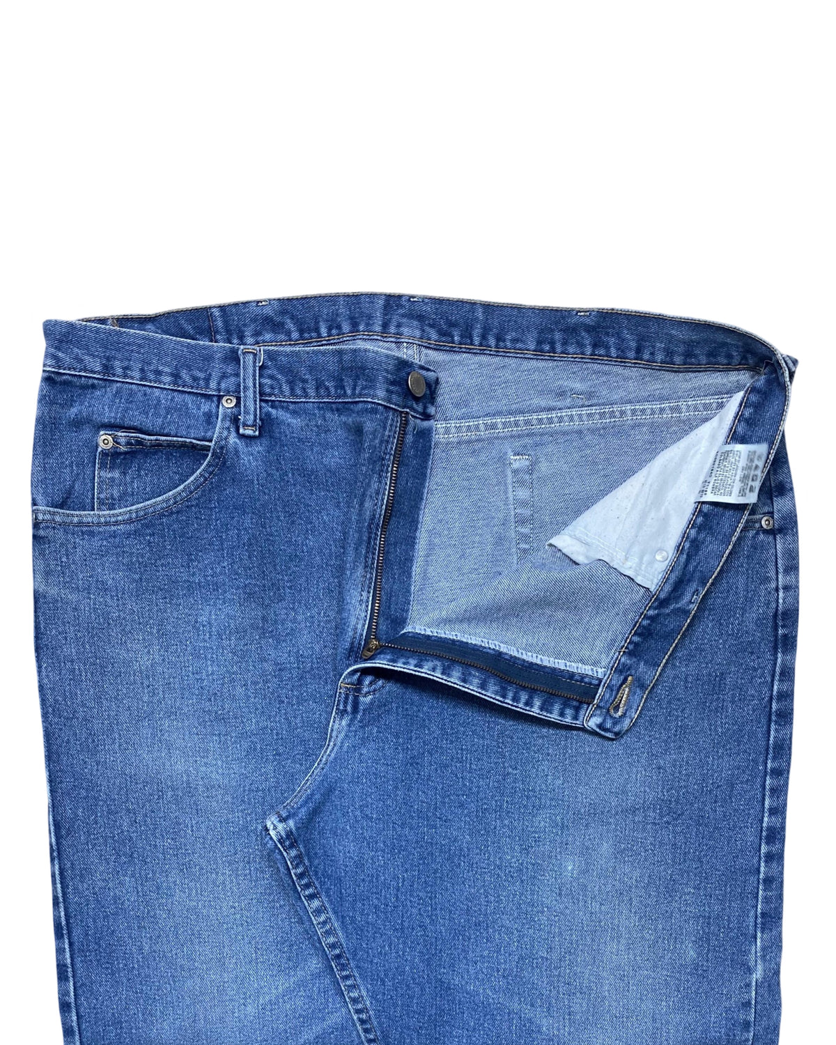 Wrangler Blue Medium-Wash Denim Jeans | Waist 40” | Length 42.5”