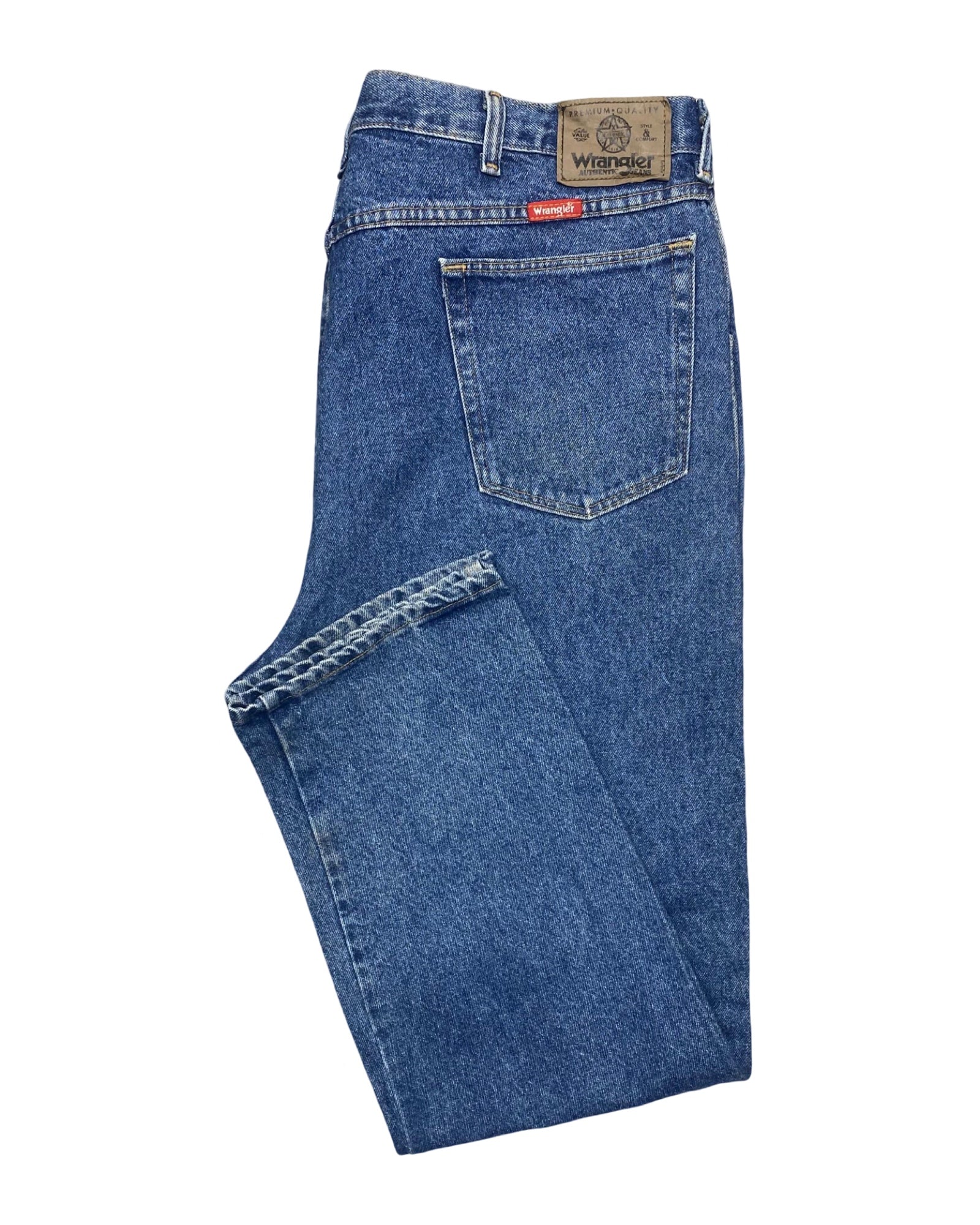 Wrangler Classic Mid-Wash Jeans | Waist 42” | Length 43.5”