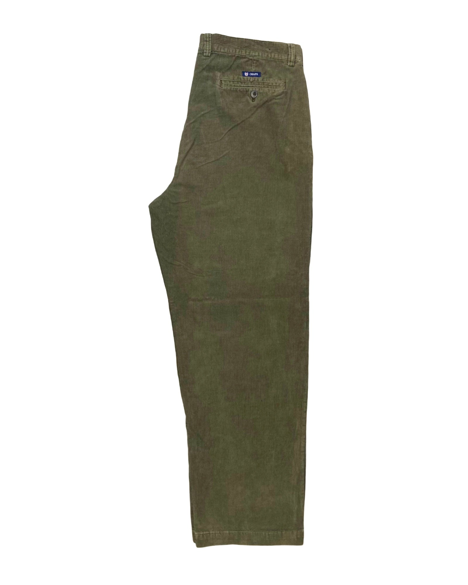 Chaps Olive Corduroy Pants | Waist 38” | Length 43.5”