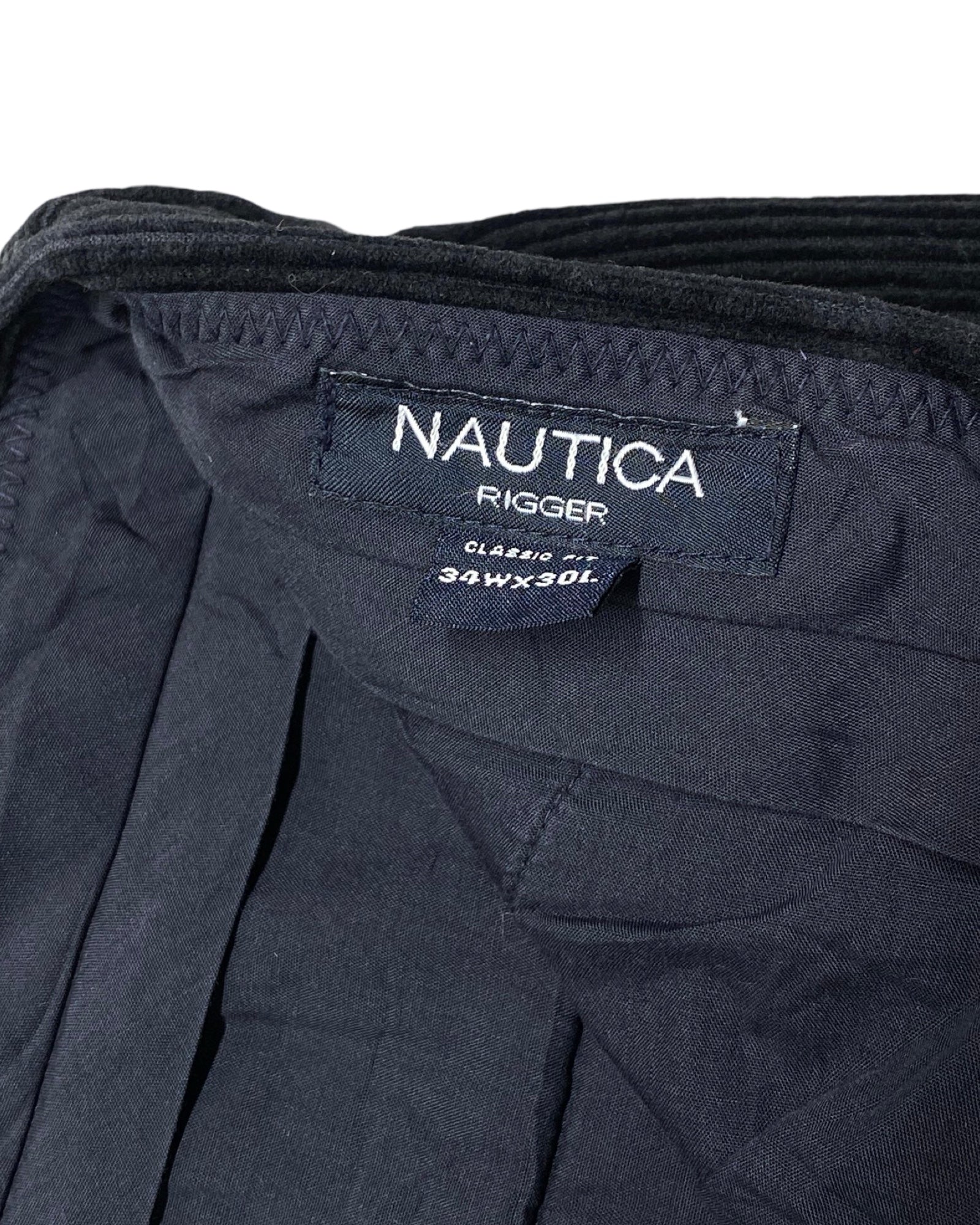 Nautica Black Corduroy Rigger Pants | Waist 34” | Length 41”