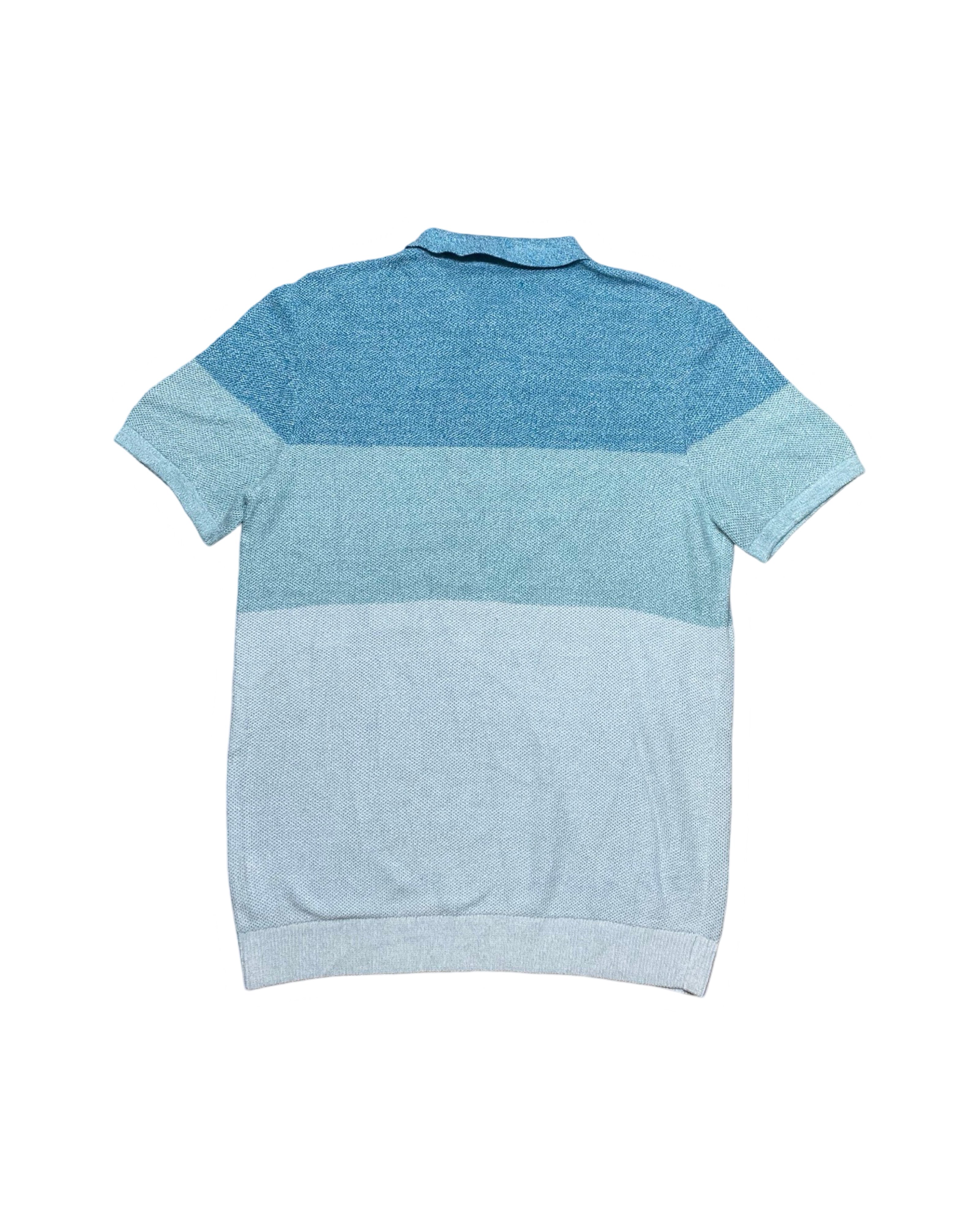George Colorblock Knitted Polo Shirt | M | Chest 21”