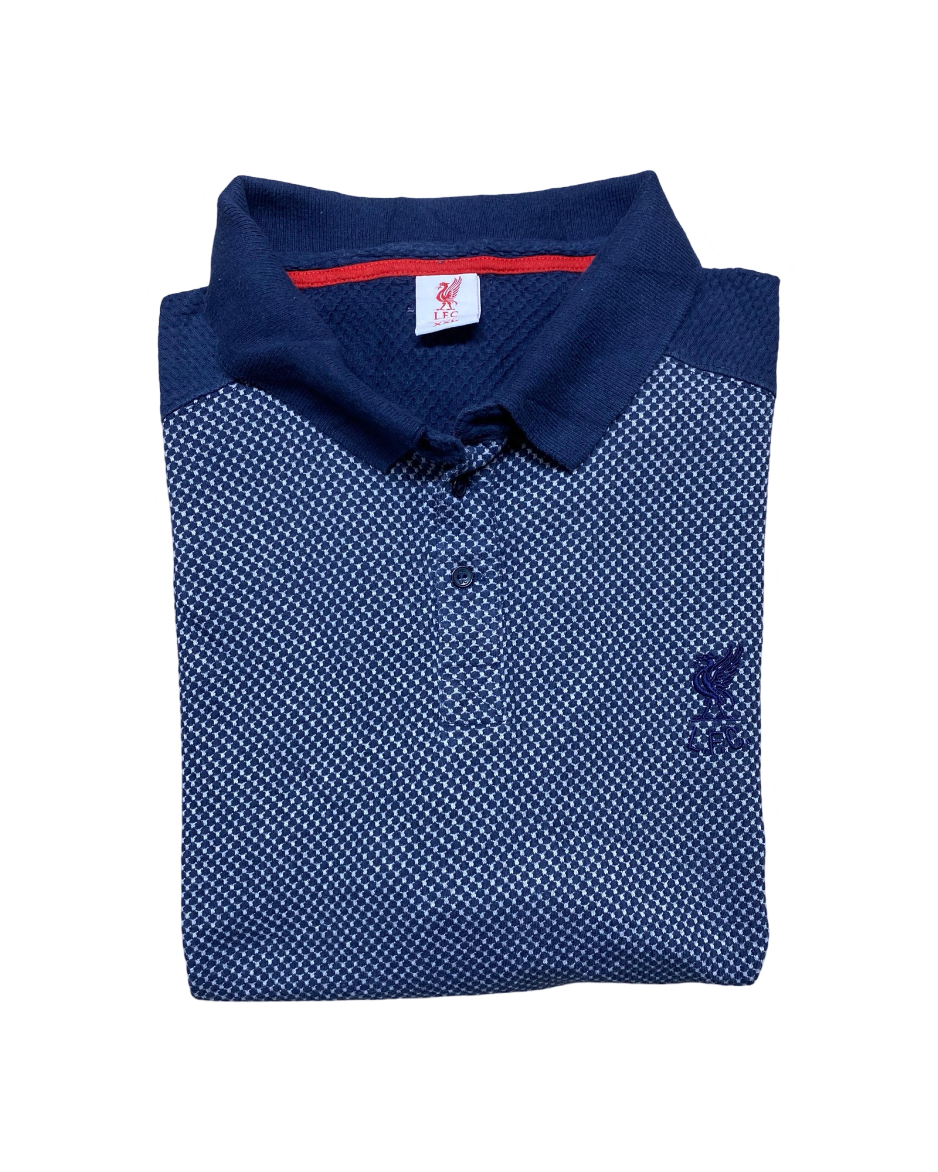 L.F.C. Blue Polo Shirt | XL | Chest 24”
