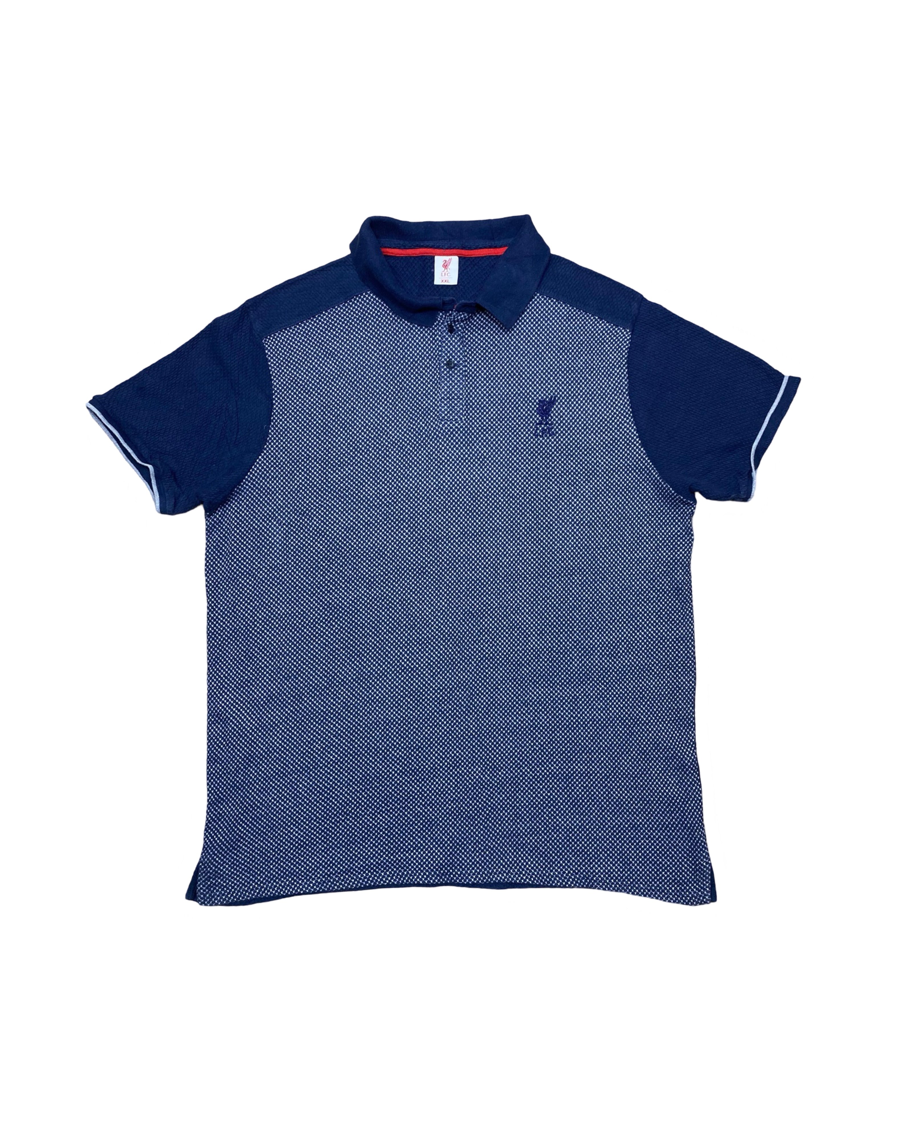 L.F.C. Blue Polo Shirt | XL | Chest 24”