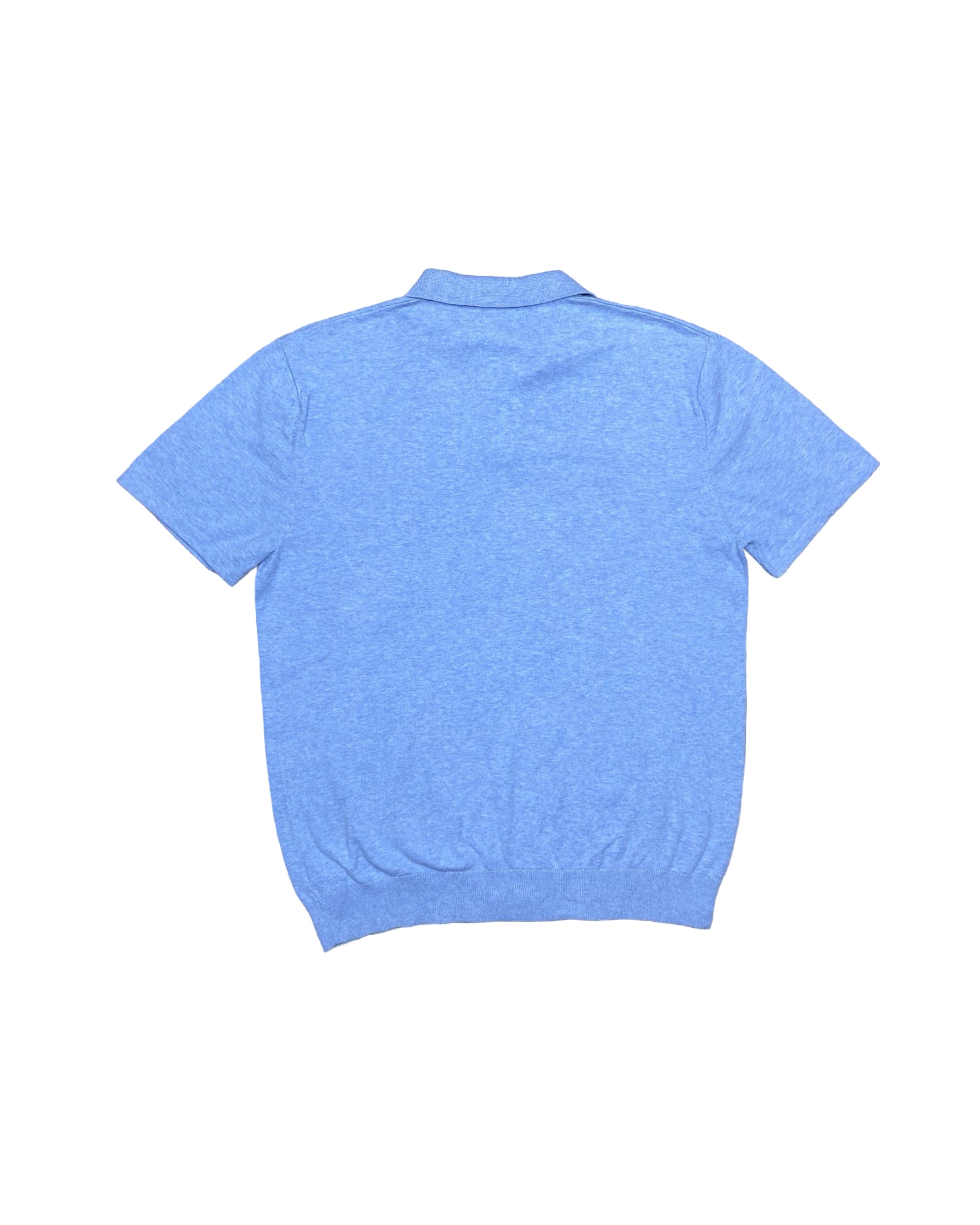 NEXT Light Blue Polo Shirt | Large | Chest 22”