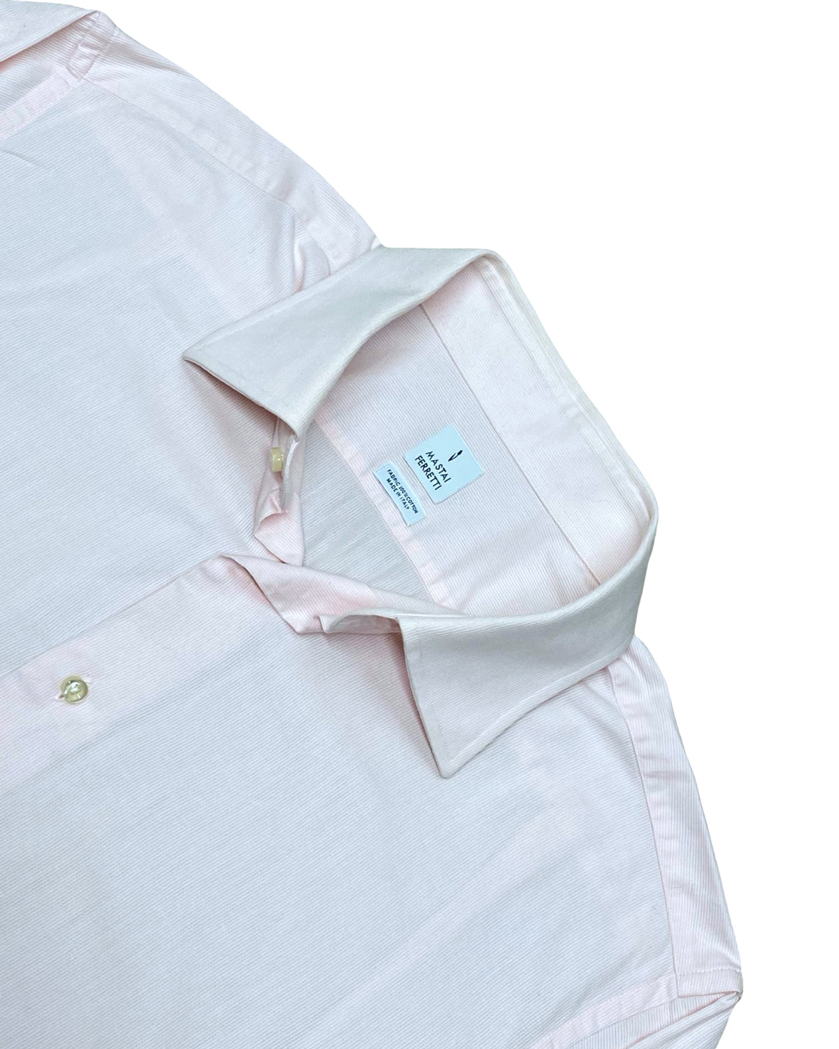 Mastai Ferretti Pink Long Sleeve Dress Shirt | XL | Chest 26”