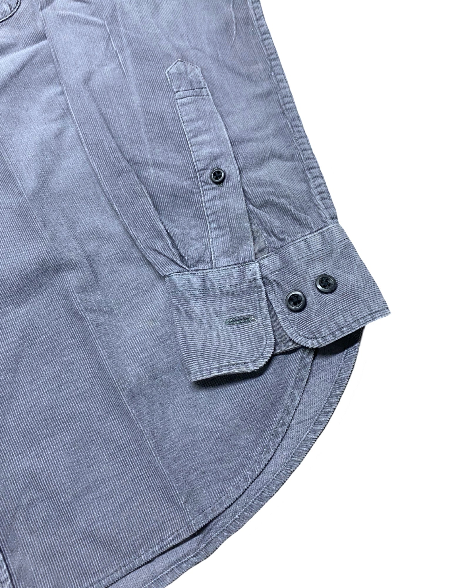 Uniqlo Corduroy Grey Shirt | Chest 20” | Small