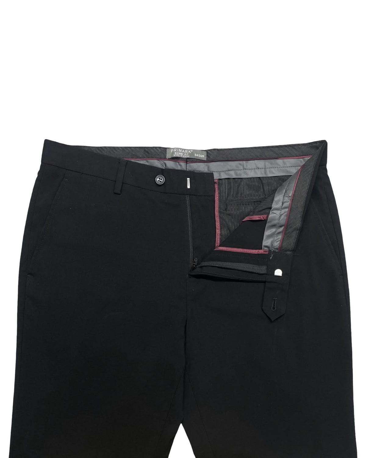 Primark Black Skinny Fit Dress Trousers