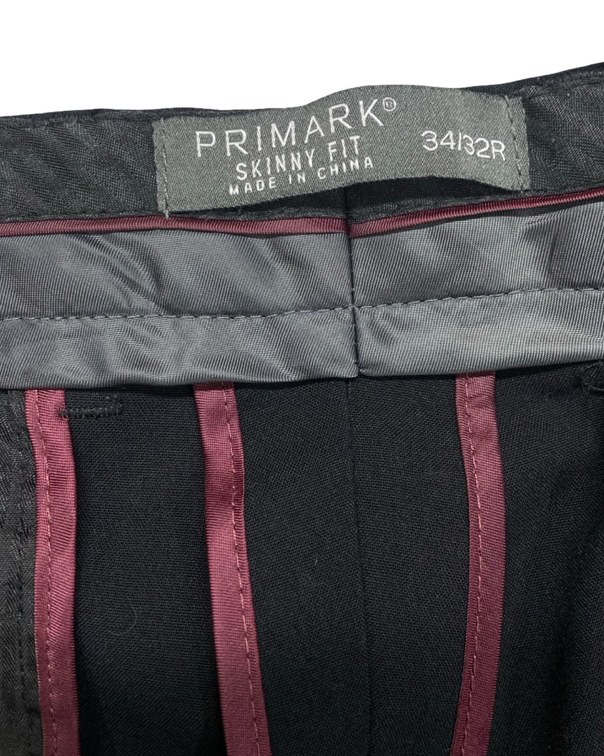 Primark Black Skinny Fit Dress Trousers