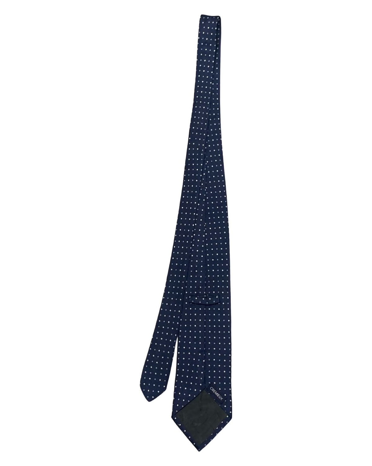 Cremieux - Navy Blue & White Dotted Pattern